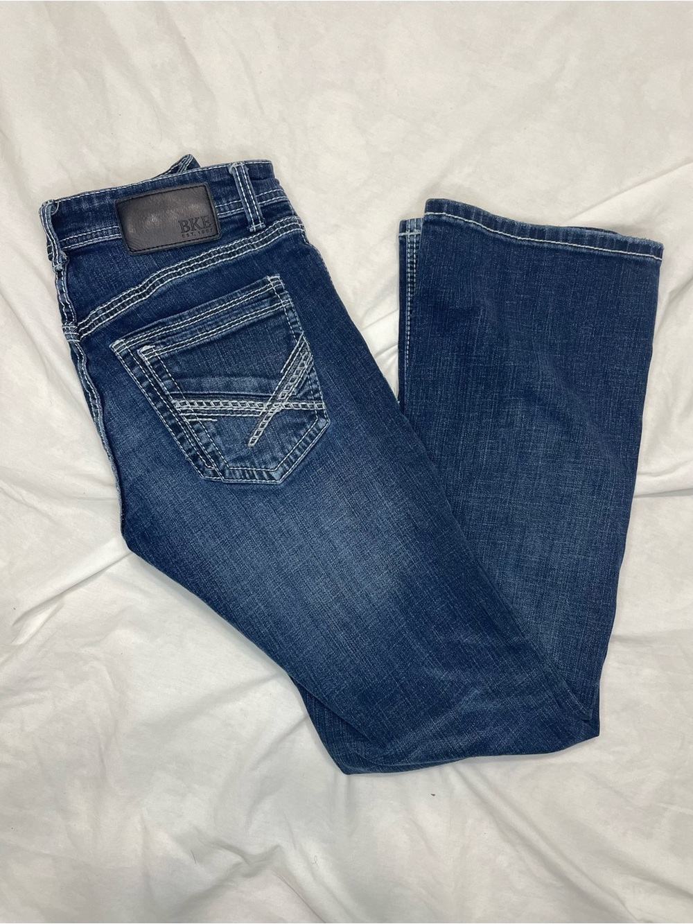 BKE Fulton Men’s Bootcut Jeans 29x32 slim-fit bootcut